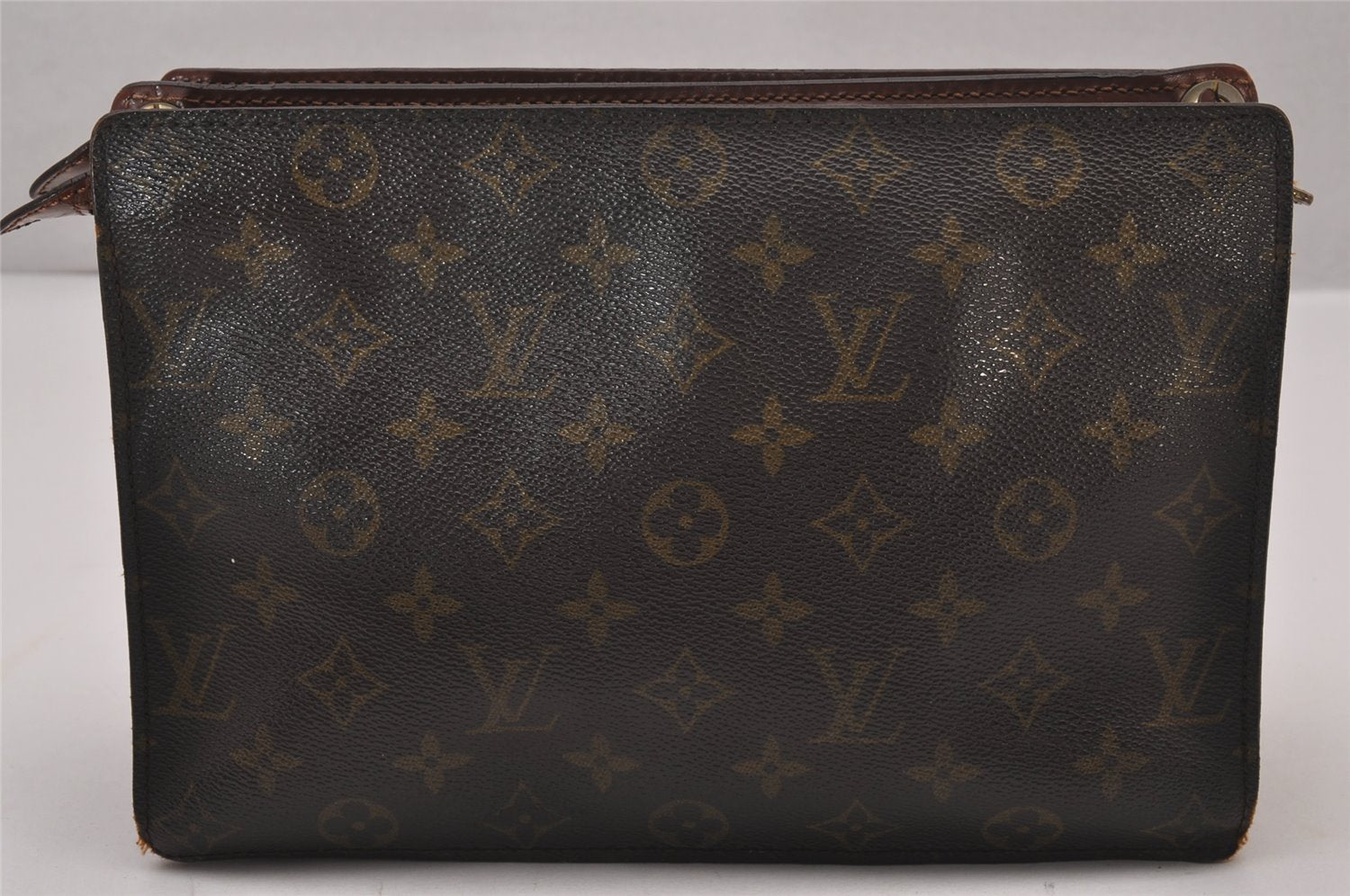 Authentic Louis Vuitton Monogram Enghien Shoulder Cross Bag M51205 LV 9006I