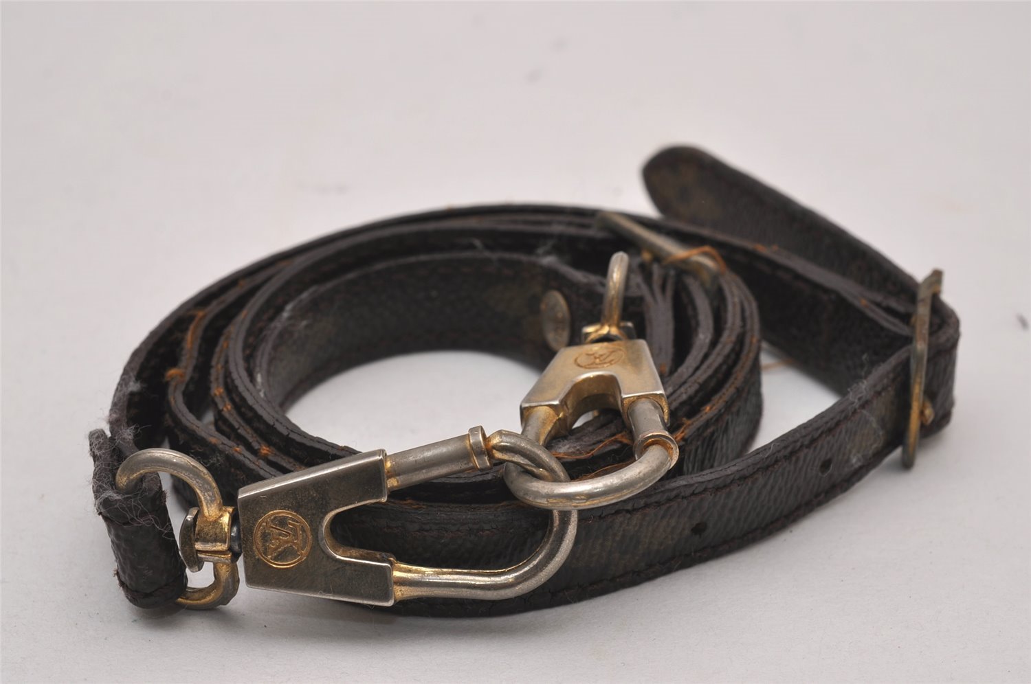 Authentic Louis Vuitton Monogram Enghien Shoulder Cross Bag M51205 LV 9006I