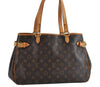 Authentic Louis Vuitton Monogram Batignolles Horizontal Tote Bag M51154 LV 9007I