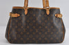 Authentic Louis Vuitton Monogram Batignolles Horizontal Tote Bag M51154 LV 9007I