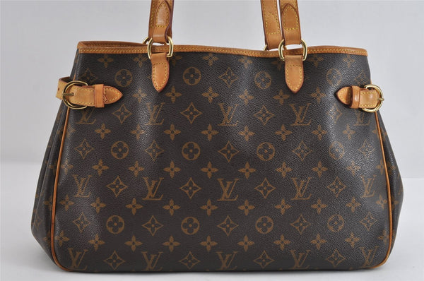 Authentic Louis Vuitton Monogram Batignolles Horizontal Tote Bag M51154 LV 9007I