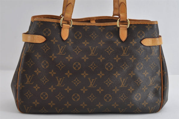 Authentic Louis Vuitton Monogram Batignolles Horizontal Tote Bag M51154 LV 9007I