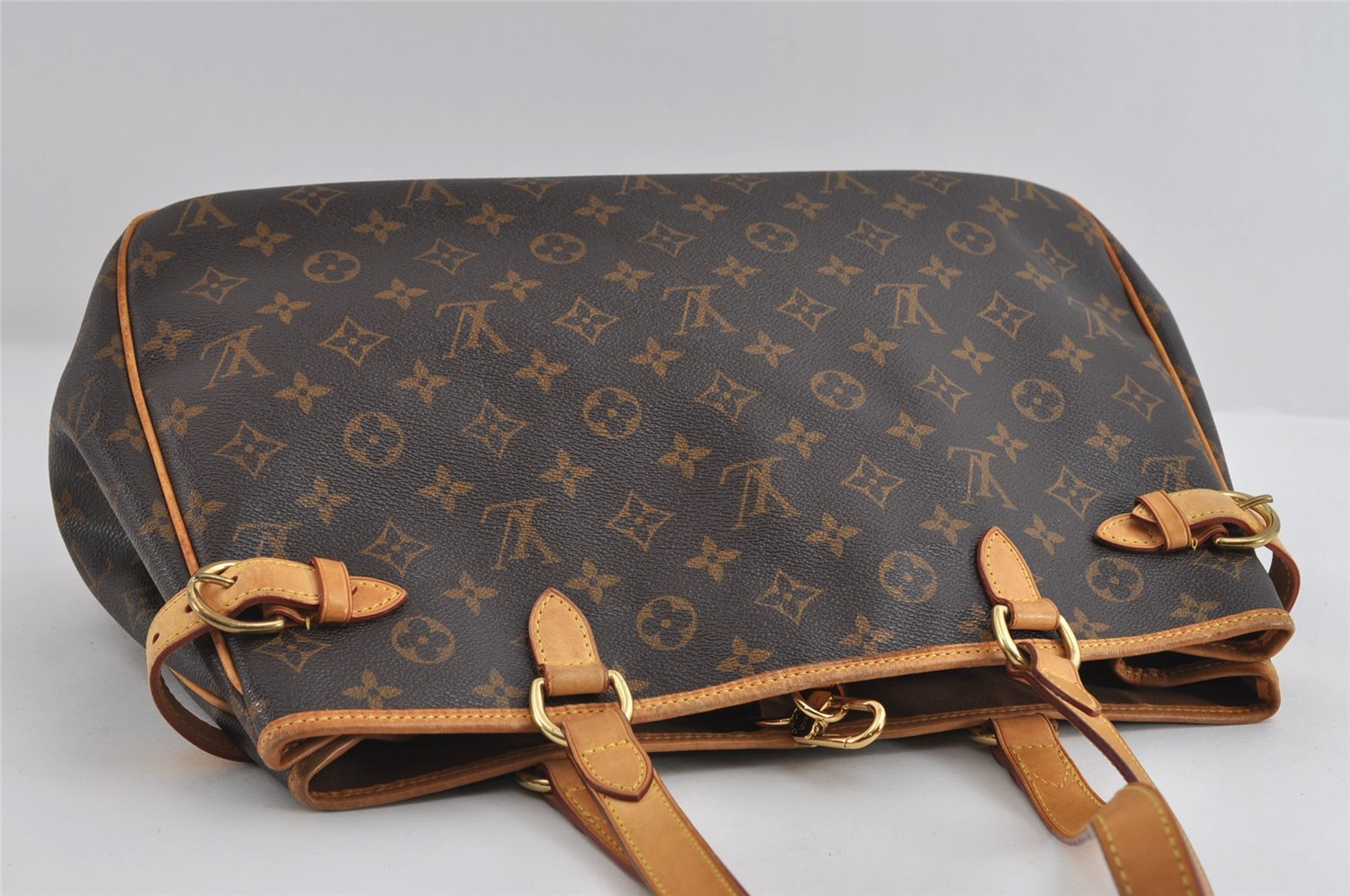 Authentic Louis Vuitton Monogram Batignolles Horizontal Tote Bag M51154 LV 9007I