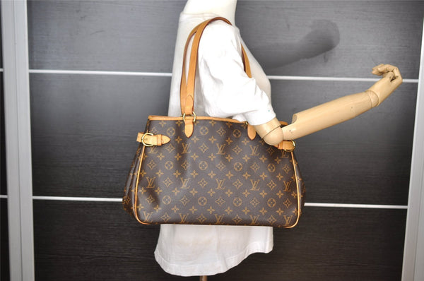 Authentic Louis Vuitton Monogram Batignolles Horizontal Tote Bag M51154 LV 9007I