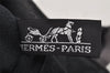 Authentic HERMES Fourre Tout PM Vintage Hand Tote Bag Canvas Black 9008I