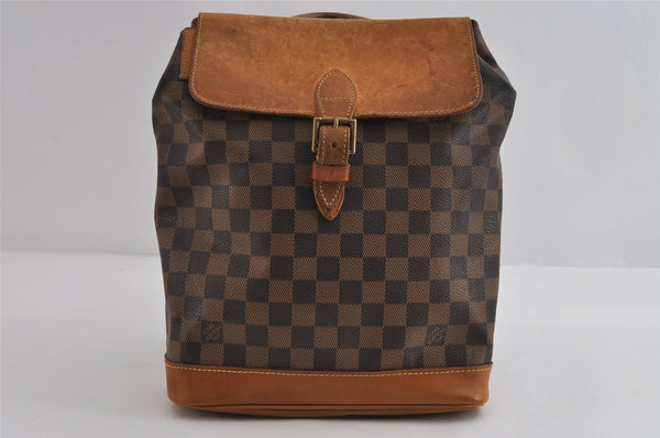 Authentic Louis Vuitton Damier Arlequin Backpack N99038 LV 9009I