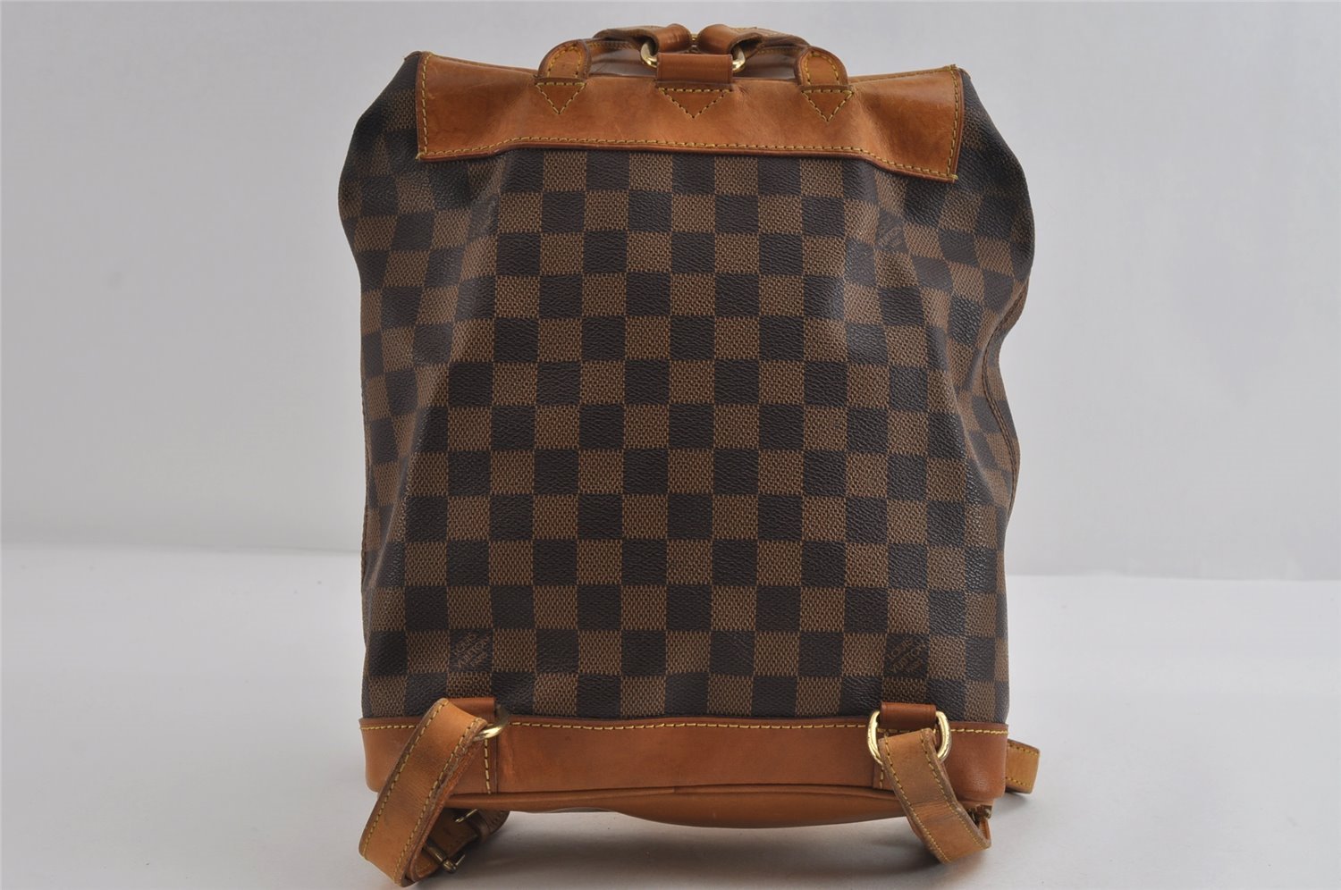Authentic Louis Vuitton Damier Arlequin Backpack N99038 LV 9009I