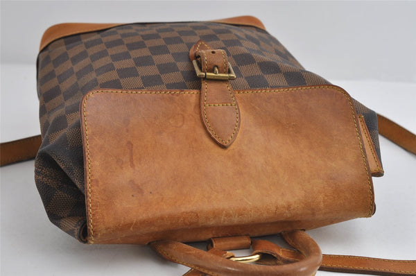 Authentic Louis Vuitton Damier Arlequin Backpack N99038 LV 9009I