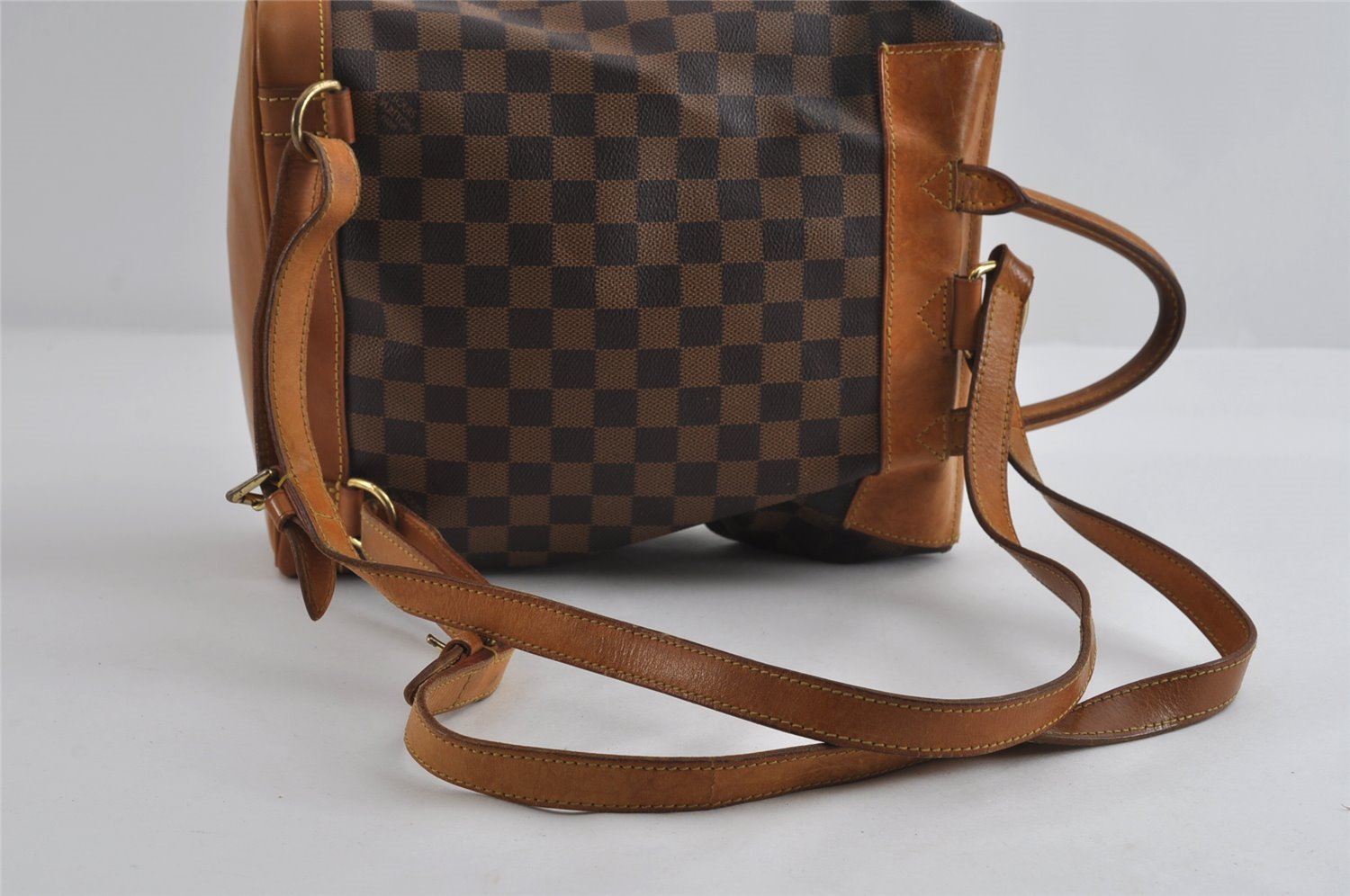 Authentic Louis Vuitton Damier Arlequin Backpack N99038 LV 9009I