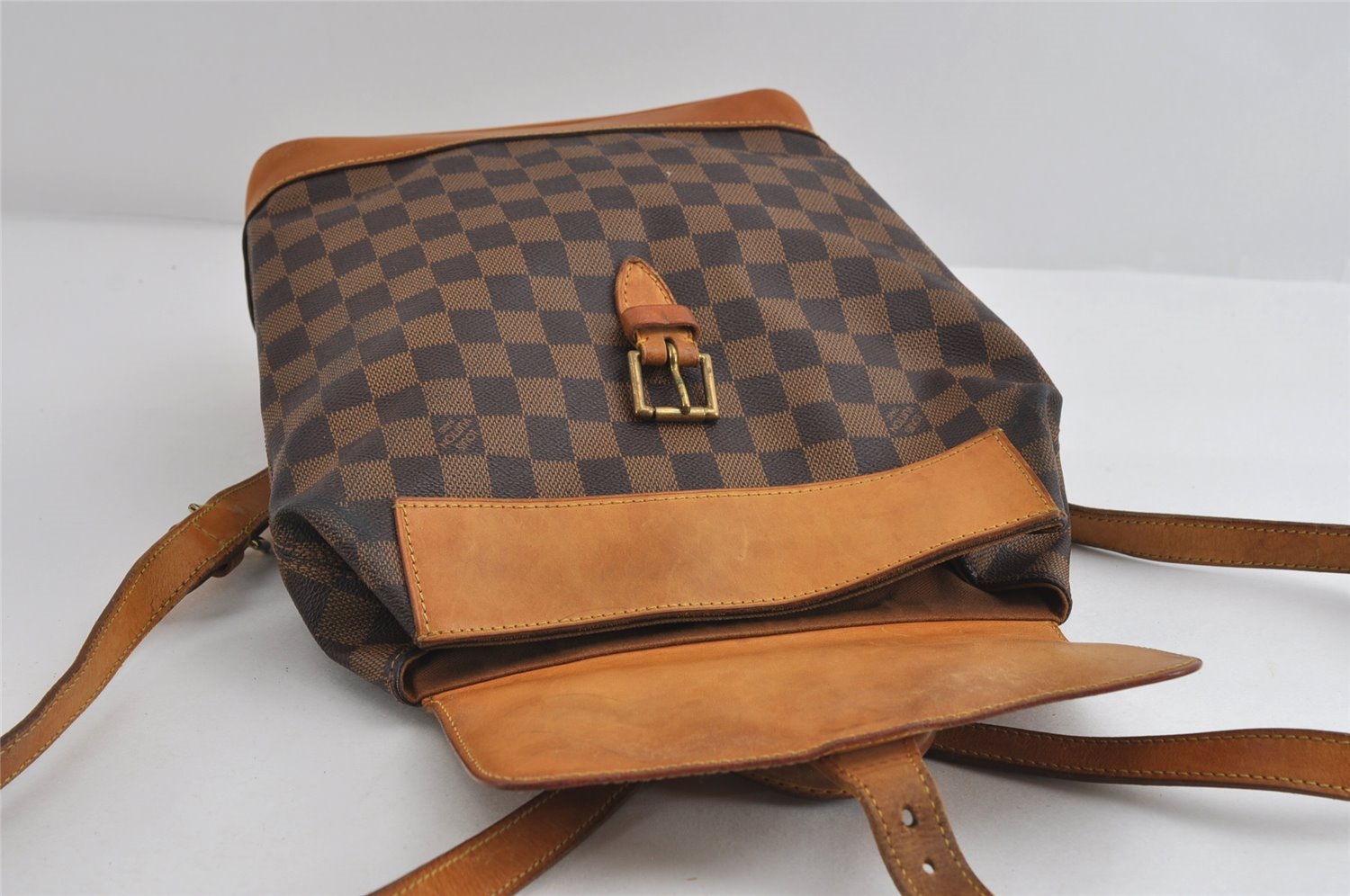 Authentic Louis Vuitton Damier Arlequin Backpack N99038 LV 9009I