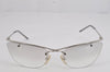 Authentic Christian Dior Vintage Sunglasses YB7NN Titanium Silver Clear CD 9011J