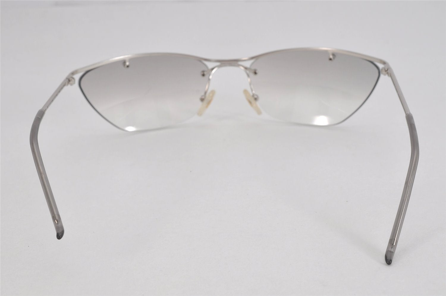 Authentic Christian Dior Vintage Sunglasses YB7NN Titanium Silver Clear CD 9011J