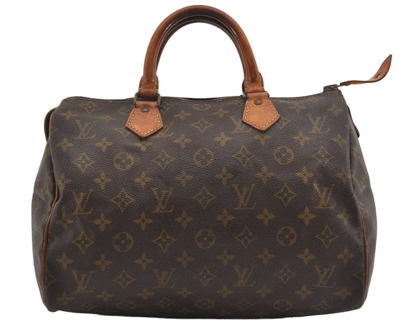 Authentic Louis Vuitton Monogram Speedy 30 Hand Boston Bag Old Model LV 9012I