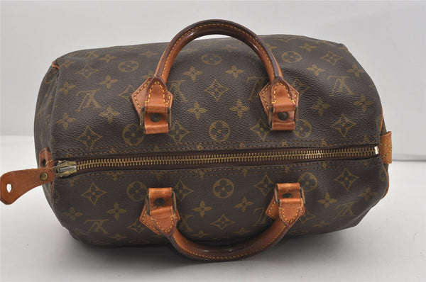 Authentic Louis Vuitton Monogram Speedy 30 Hand Boston Bag Old Model LV 9012I