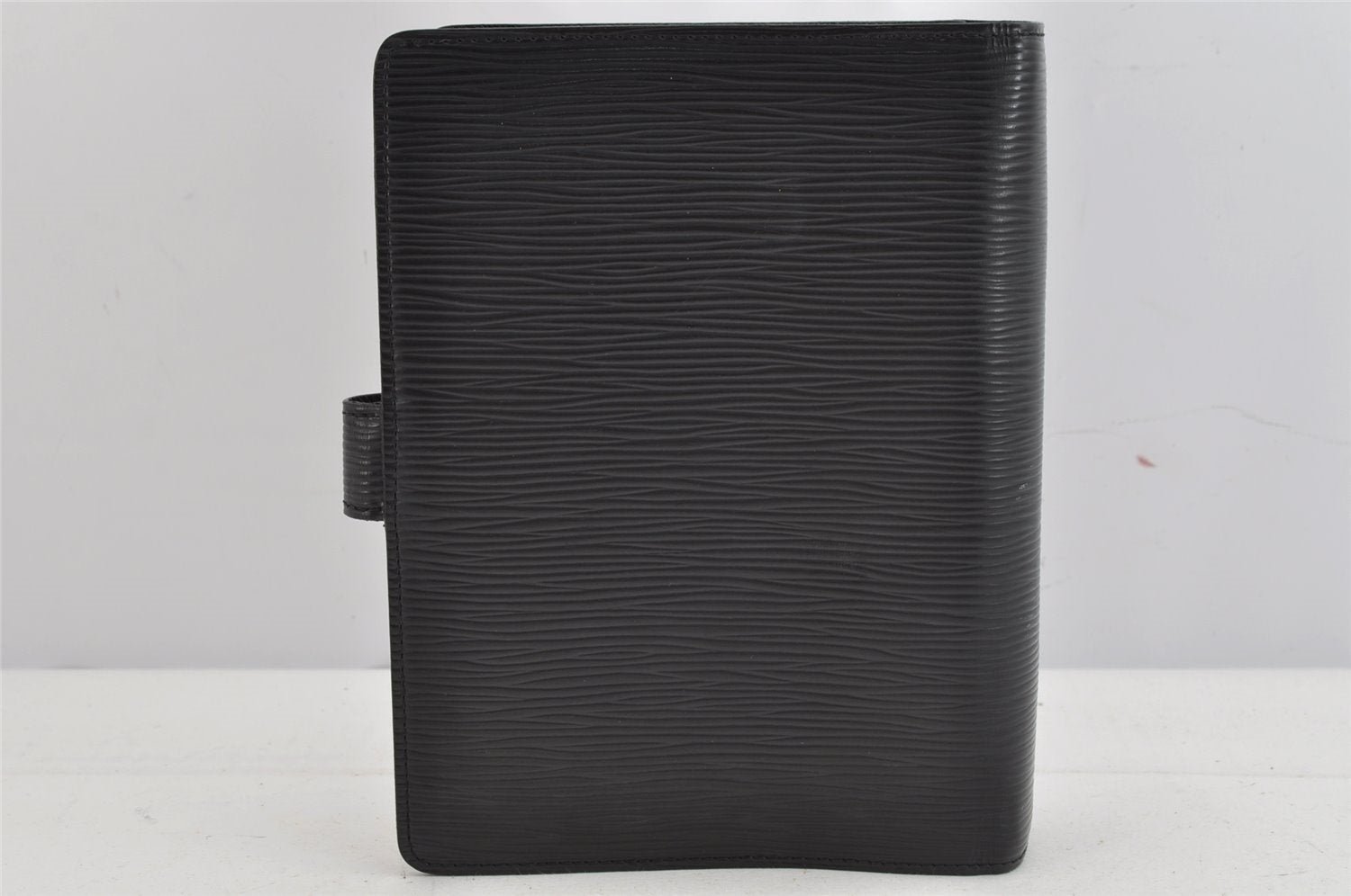 Authentic Louis Vuitton Epi Agenda MM Notebook Cover Black R20202 LV 9012J