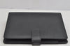 Authentic Louis Vuitton Epi Agenda MM Notebook Cover Black R20202 LV 9012J