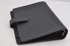 Authentic Louis Vuitton Epi Agenda MM Notebook Cover Black R20202 LV 9012J
