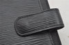 Authentic Louis Vuitton Epi Agenda MM Notebook Cover Black R20202 LV 9012J
