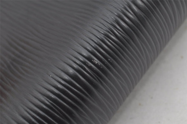 Authentic Louis Vuitton Epi Agenda MM Notebook Cover Black R20202 LV 9012J