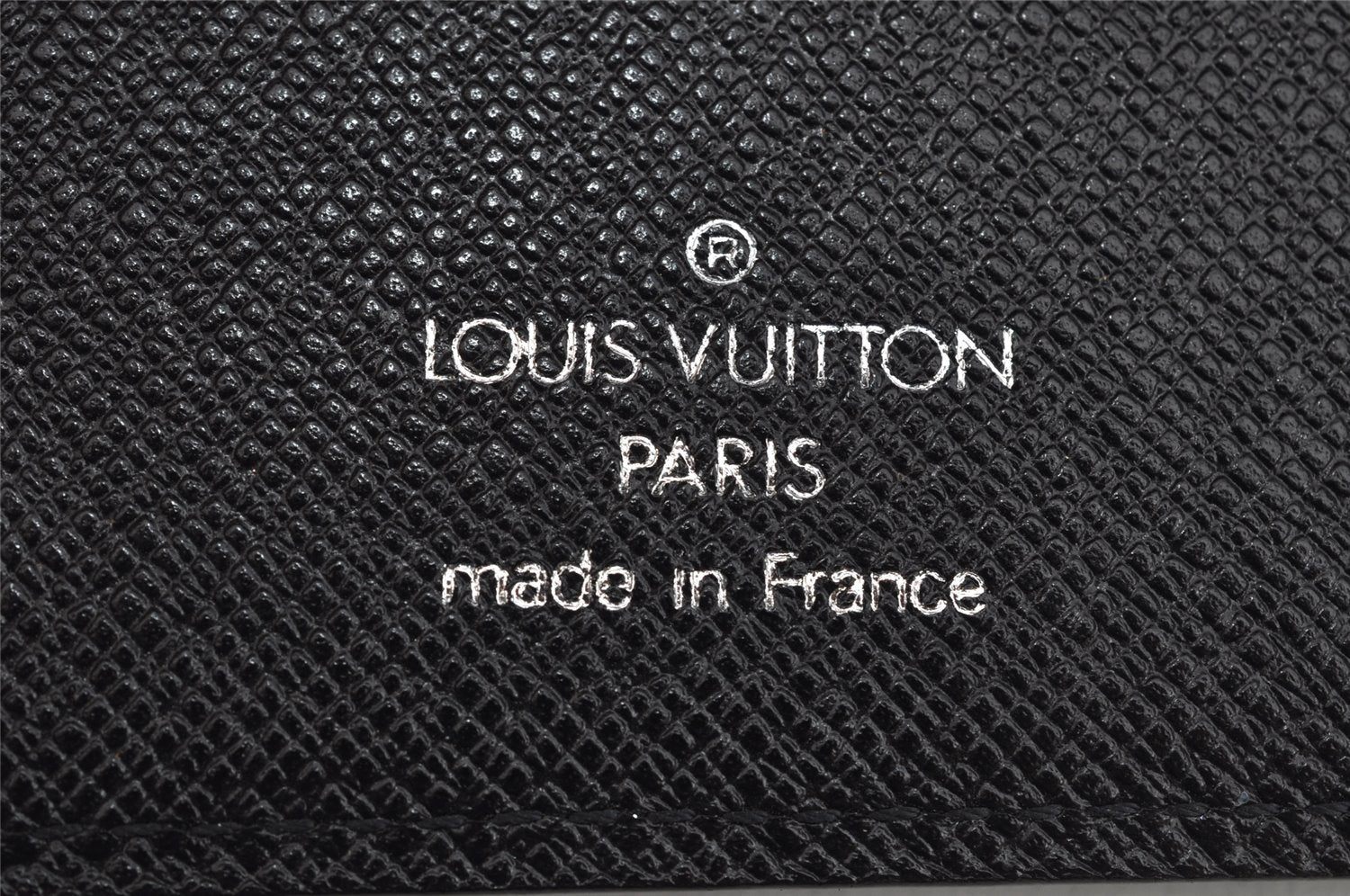 Authentic Louis Vuitton Epi Agenda MM Notebook Cover Black R20202 LV 9012J