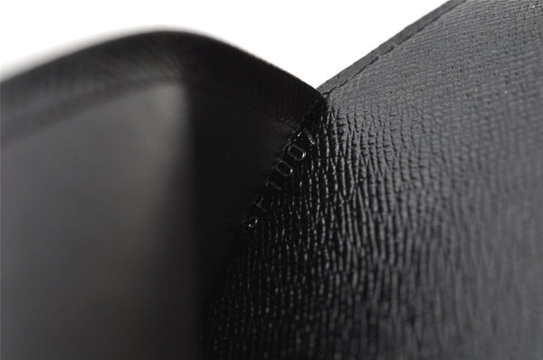 Authentic Louis Vuitton Epi Agenda MM Notebook Cover Black R20202 LV 9012J