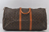 Authentic Louis Vuitton Monogram Keepall 55 Boston Bag Old Model LV Junk 9013I