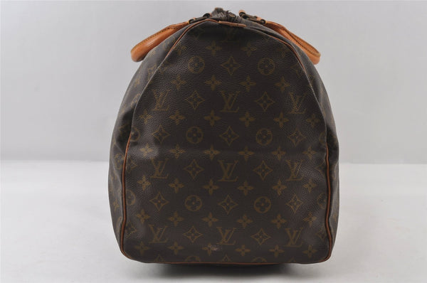 Authentic Louis Vuitton Monogram Keepall 55 Boston Bag Old Model LV Junk 9013I