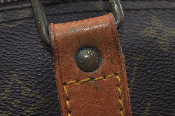 Authentic Louis Vuitton Monogram Keepall 55 Boston Bag Old Model LV Junk 9013I