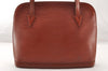 Authentic Louis Vuitton Epi Lussac Shoulder Tote Bag Brown M52283 LV 9014I
