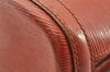 Authentic Louis Vuitton Epi Lussac Shoulder Tote Bag Brown M52283 LV 9014I