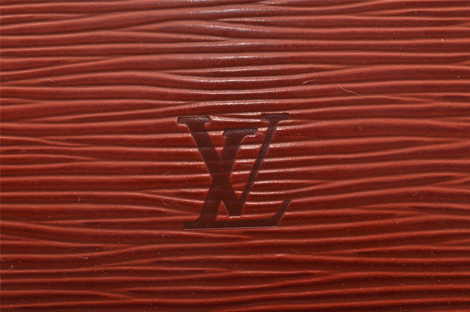 Authentic Louis Vuitton Epi Lussac Shoulder Tote Bag Brown M52283 LV 9014I