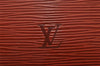 Authentic Louis Vuitton Epi Lussac Shoulder Tote Bag Brown M52283 LV 9014I