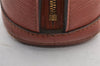 Authentic Louis Vuitton Epi Lussac Shoulder Tote Bag Brown M52283 LV 9014I