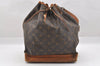 Authentic Louis Vuitton Monogram Noe Shoulder Drawstring Bag M42224 LV 9015I
