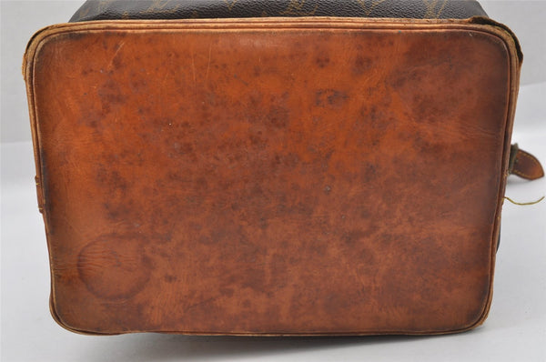 Authentic Louis Vuitton Monogram Noe Shoulder Drawstring Bag M42224 LV 9015I