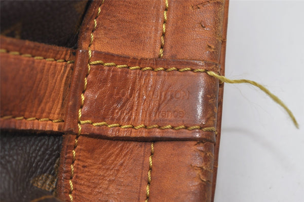 Authentic Louis Vuitton Monogram Noe Shoulder Drawstring Bag M42224 LV 9015I