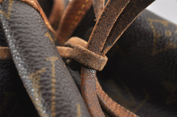 Authentic Louis Vuitton Monogram Noe Shoulder Drawstring Bag M42224 LV 9015I