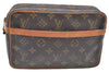 Authentic Louis Vuitton Monogram Compiegne 23 Clutch Hand Bag M51847 LV 9016H