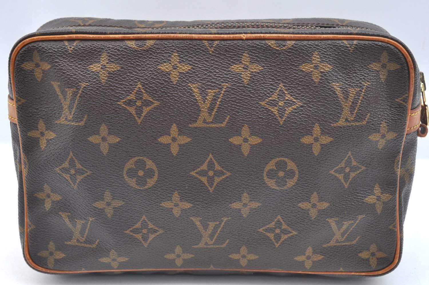 Authentic Louis Vuitton Monogram Compiegne 23 Clutch Hand Bag M51847 LV 9016H