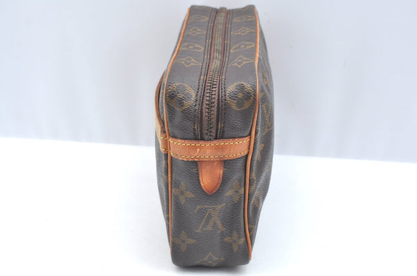 Authentic Louis Vuitton Monogram Compiegne 23 Clutch Hand Bag M51847 LV 9016H