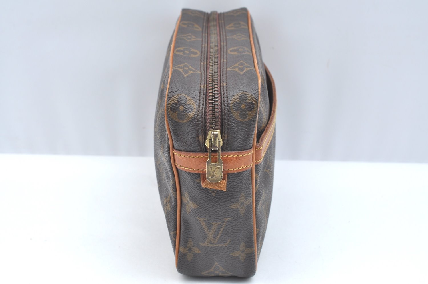 Authentic Louis Vuitton Monogram Compiegne 23 Clutch Hand Bag M51847 LV 9016H