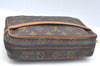 Authentic Louis Vuitton Monogram Compiegne 23 Clutch Hand Bag M51847 LV 9016H
