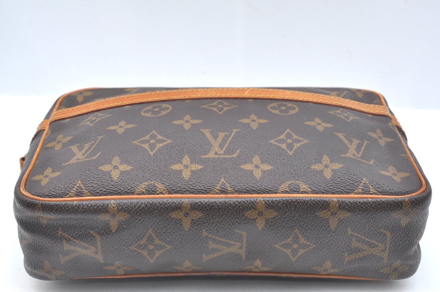 Authentic Louis Vuitton Monogram Compiegne 23 Clutch Hand Bag M51847 LV 9016H