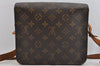 Authentic Louis Vuitton Monogram Cartouchiere MM M51253 Shoulder Cross Bag 9016J