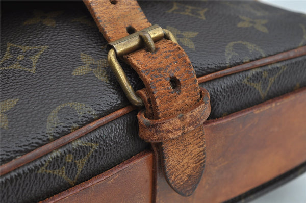 Authentic Louis Vuitton Monogram Cartouchiere MM M51253 Shoulder Cross Bag 9016J