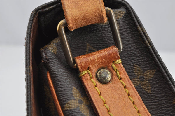 Authentic Louis Vuitton Monogram Cartouchiere MM M51253 Shoulder Cross Bag 9016J