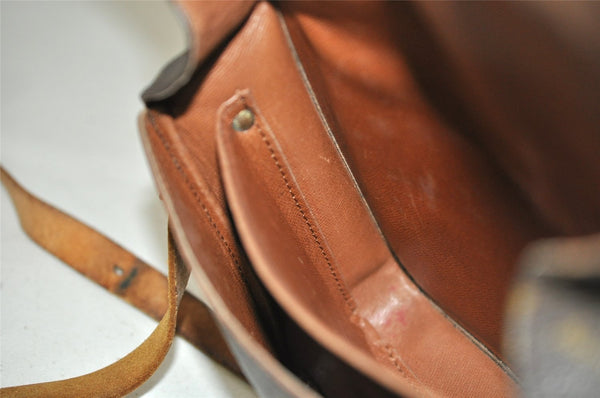 Authentic Louis Vuitton Monogram Cartouchiere MM M51253 Shoulder Cross Bag 9016J