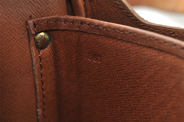 Authentic Louis Vuitton Monogram Cartouchiere MM M51253 Shoulder Cross Bag 9016J