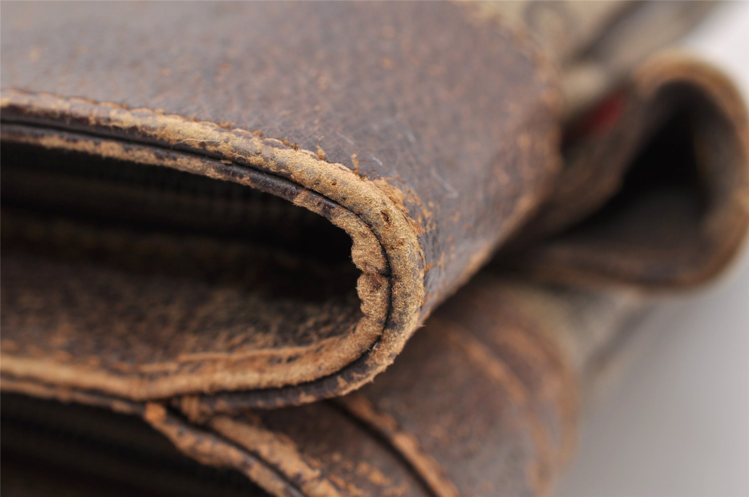 Authentic GUCCI Web Sherry Line 2Way Clutch Bag GG PVC Leather Brown Junk 9017I