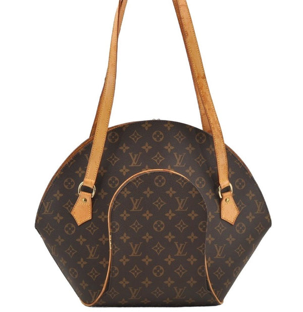 Authentic Louis Vuitton Monogram Ellipse Shopping Shoulder Bag M51128 LV 9021I